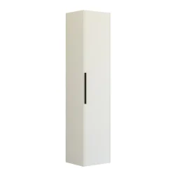 Scanbad NOW STRIBET HØJSKAB HØJREHÆNGT HVID MAT 40 X 176 CM