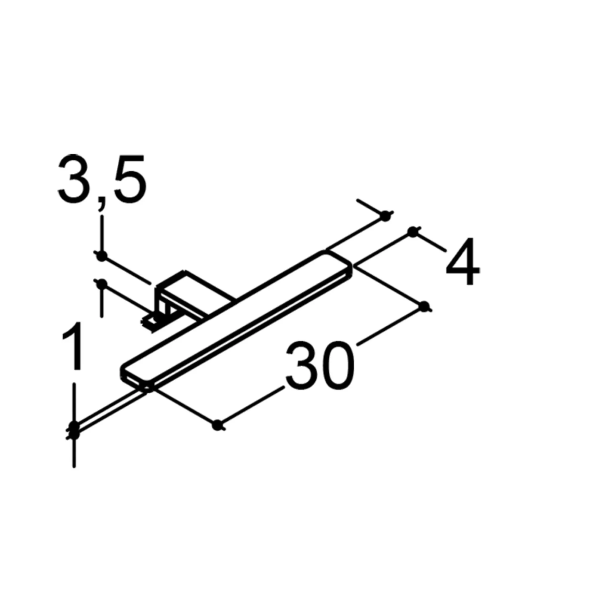 Scanbad PLAY LED LAMPE KROM