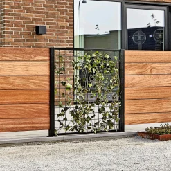 Skagen SYSTEMHEGN ESPALIER HEGNSMODUL SORT STÅL 86.50 X 92 X 0.60 X 0.60 CM