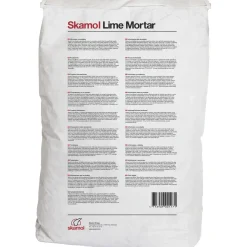 Skamowall LIME MORTAR KALKMØRTEL KNÆKKET HVID 20 KG