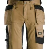 Snickers Workwear 6141 SHORTS 50 BRUN/SORT