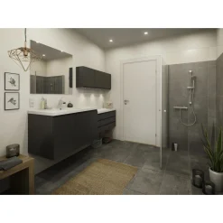 Swedoor ADVANCE-LINE STABLE GLAT MASSIV DØR HVID 9X21