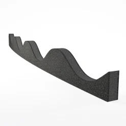 Swisspearl T5 48 STK/KS SKUMBØLGEKLODS SORT 1068X25 MM