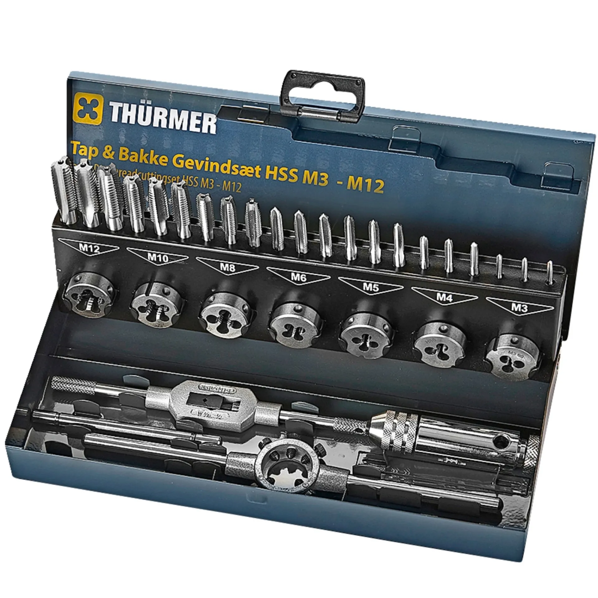 Thürmer THÜRMER 32 DELE GEVINDSKÆRING Ø3-12 MM