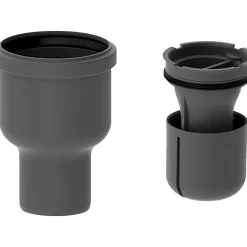 Unidrain 2412.0075 UDLØBSHUS 75 MM LODRET