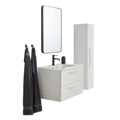 VASSO MILANO SOFTCLOSE BADMØBEL HVID 2 SKUFFER 120 CM