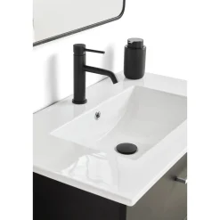 VASSO MILANO SOFTCLOSE BADMØBEL SORT 2 SKUFFER 60 CM