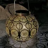 Veli Line MARRAKECH SOLCELLE LANTERNE KOBBERFARVET 23 CM