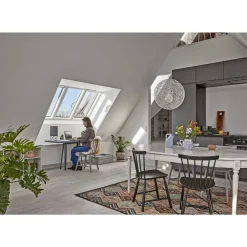 Velux INTEGRA 3I1 VIPPEVINDUE HVIDMALET TRÆ 188 X 140 CM GGLSFFKF0820663