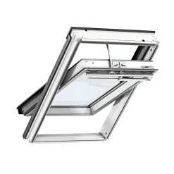 Velux INTEGRA SOLCELLE VIPPEVINDUE HVIDMALET TRÆ 55 X 78 CM GGL CK02 206830