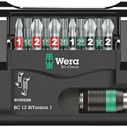 Wera BIT CHECK BITORSION BITSSÆT 12 STK