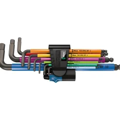 Wera 950/9 MULTICOLOUR HF1 STIFTNØGLESÆT 1,5-10 MM 9 DELE
