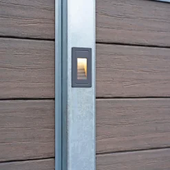 Wimex STOLPE MED LYS TILBEHØR GALVANISERET 8 X 8 CM