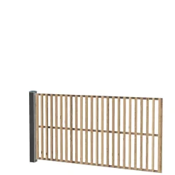 Wimex TREND LAMEL HEGN VARMEBEHANDLET FYR 186.30 X 99.50 CM