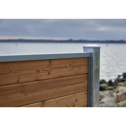 WIMEX TREND V-PROFIL HEGNSFAG THERMOBEHANDLET GRAN 189.30 X 180 CM