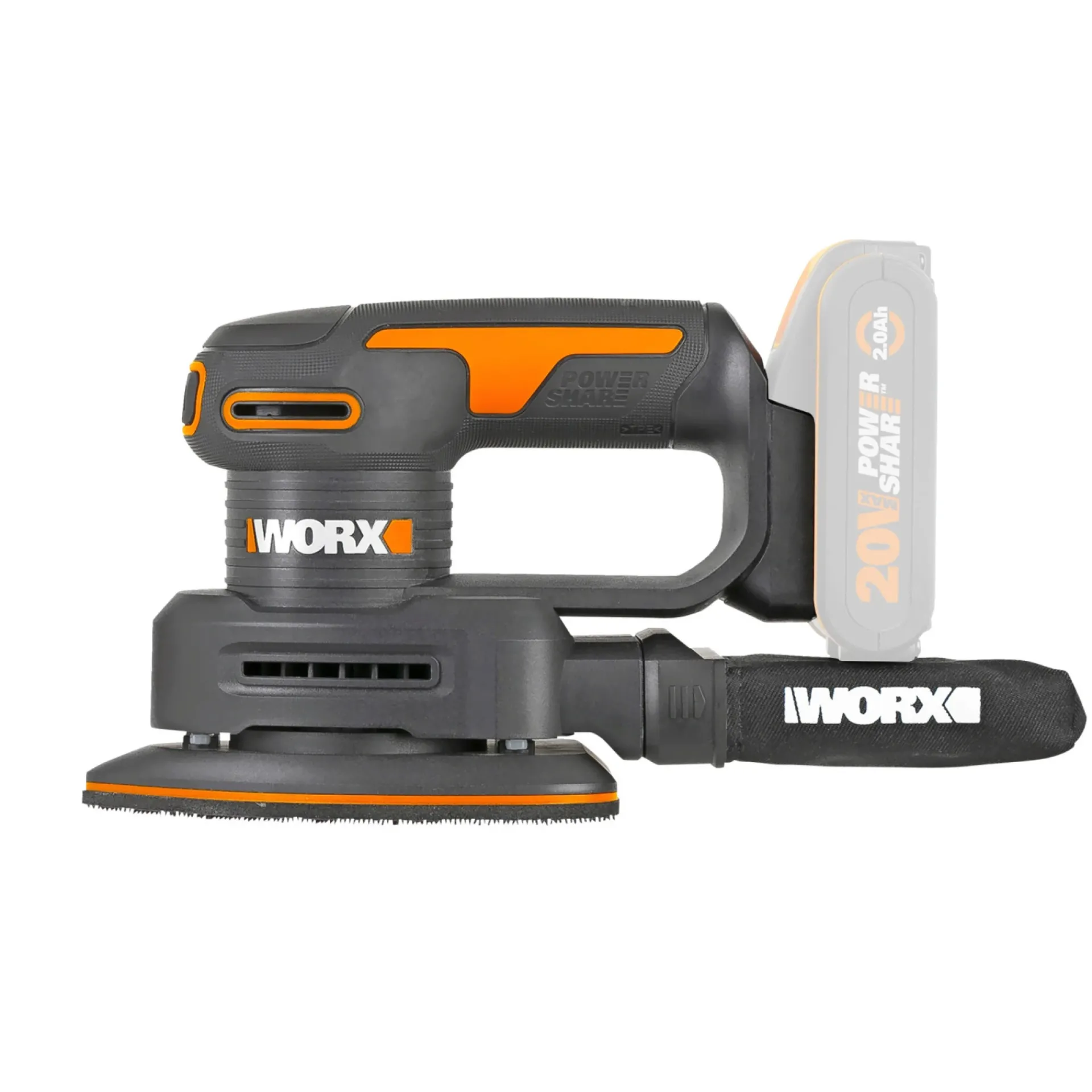 Worx POWERSHARE WX822.9 RYSTEPUDSER AKKU