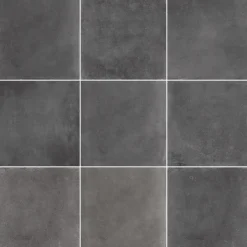 XL-BYG CONTEMPORARY GRAPHITE GULVFLISE 81X81 MØRK GRÅ